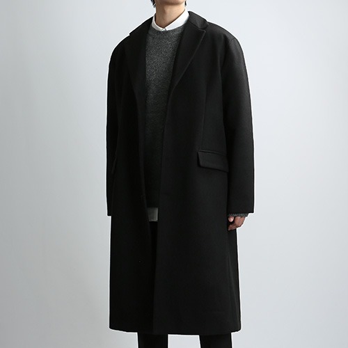Holy Squad Length Coat (Black)